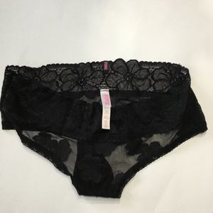 🎁 FREE SHIPPING - PINK VICTORIA’S SECRET LACE TRIM CHEEKSTER SZ: SMALL 🎁